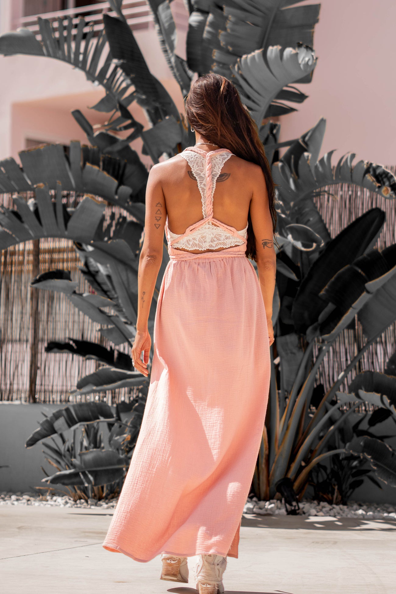 Romy Maxi Dress dusty pink